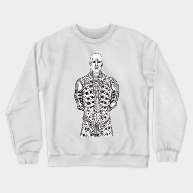 Pale Furious God Crewneck Sweatshirt by Studio Yutani